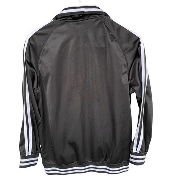 San Francisco Jacket Adult Small Black White Full Zip Embroidered Track Pockets - Picture 2 of 6